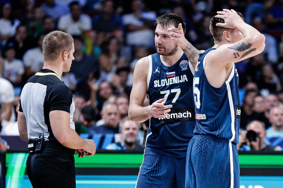 eurobasket 2025 Nemčija Slovenija, luka dončić, gregor hrovat | Avtor: Saša Despot