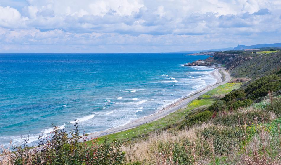 Pazite na destinacije, označene z oranžno barvo