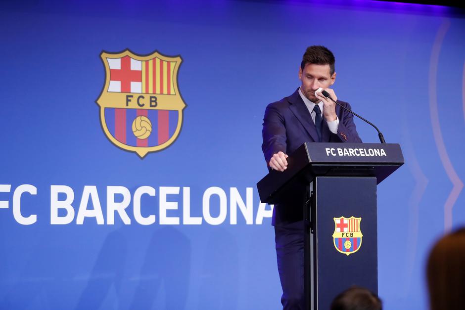 Leo Messi Barcelona novinarska konferenca | Avtor: Epa