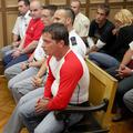 Zdenko Strojan (skrajno desno) je pravnomočno obsojen le za napad na znanca. (Fo