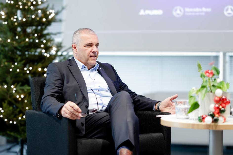 prednovoletno druženje Emil Frey, Jožko Tomšič