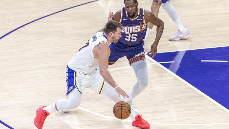 Luka Dončić in Kevin Durant
