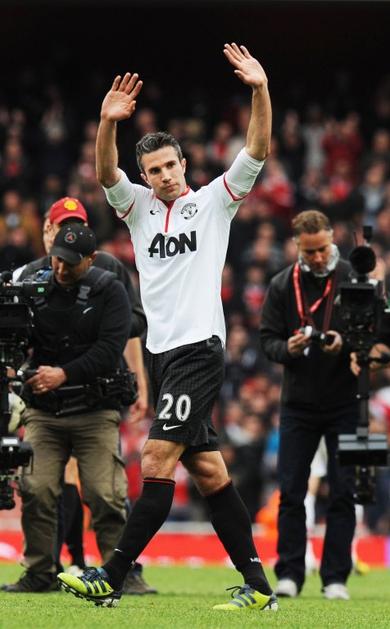 van persie arsenal manchester united