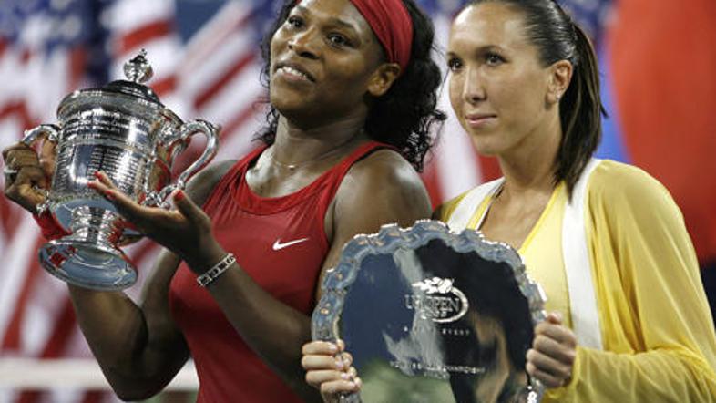 Serena Williams in Jelena Janković po finalu