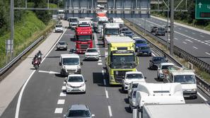 gneča na ljubljanski obvoznici