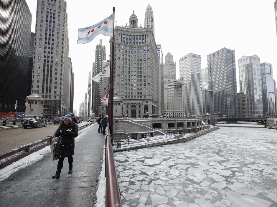 Polarni mraz v Chicagu | Avtor: Epa