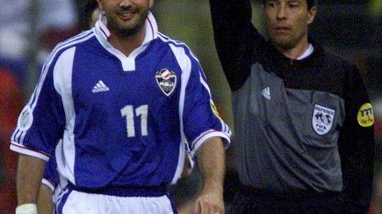 Sinisa Mihajlovic sodnik Vitor Manuel Melo Pereira rdeci karton izkljucitev