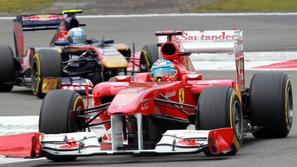 vn nemčije nürburgring trening alonso alguersuari