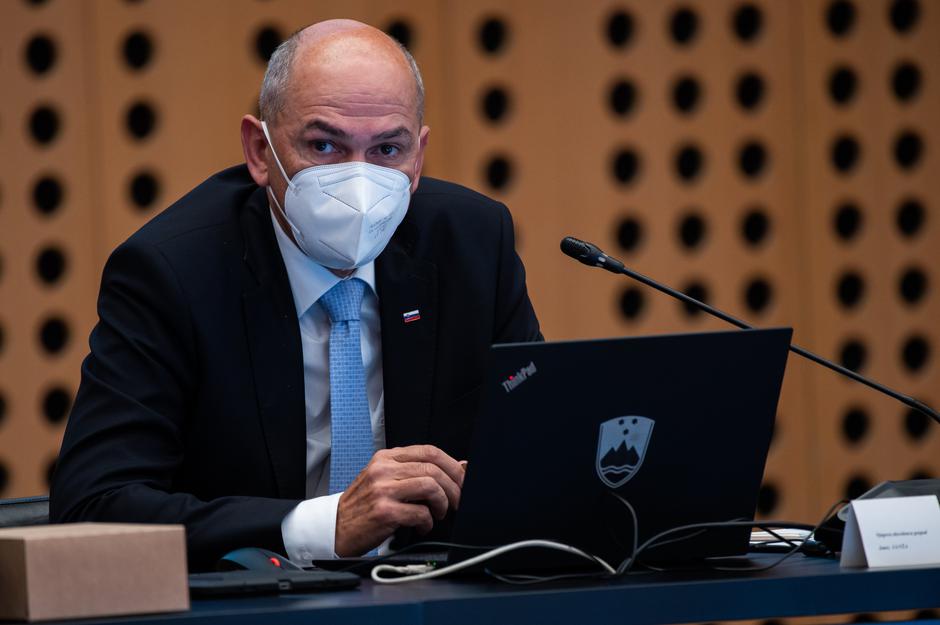 Vlada Janez Janša ffp2 | Avtor: Vlada RS