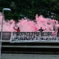 Ultras Jesenice protest