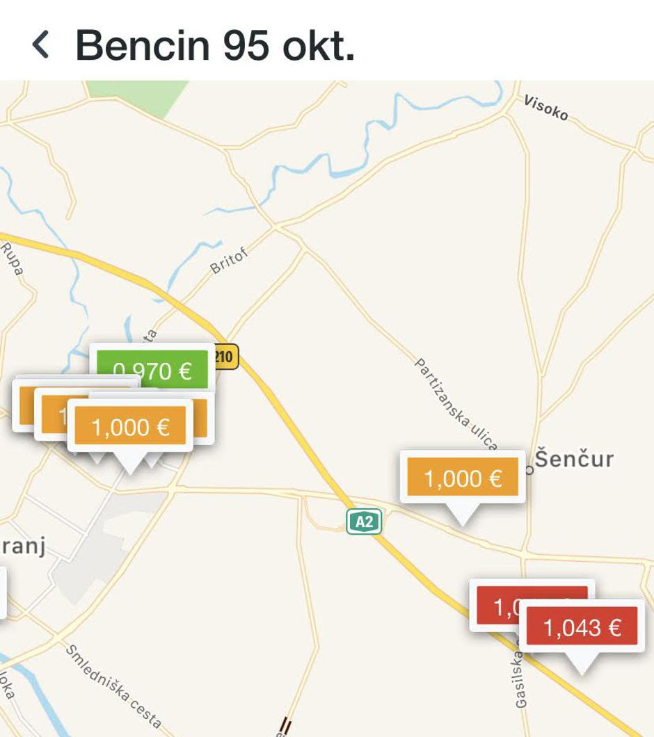 Cene derivatov | Avtor: Zajem zaslona/AMZS