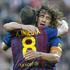 Puyol Iniesta Barcelona Malaga Liga BBVA Španija liga prvenstvo