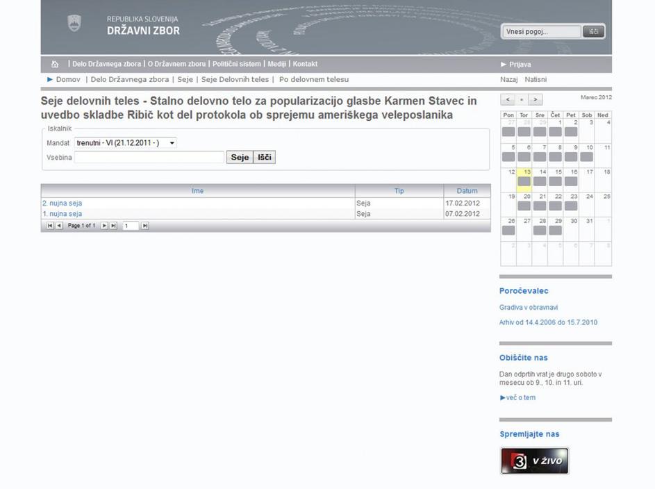 DELOVNO TELO DRŽAVNI ZBOR