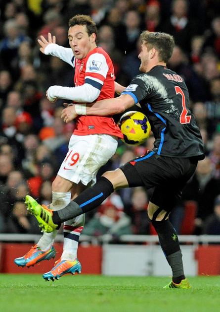 Cazorla Arsenal Crystal Palace Premier League