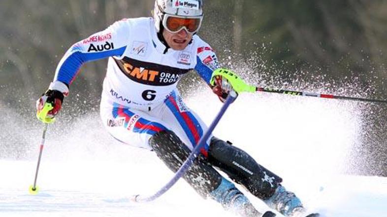 Julien Lizeroux je po slavju v Kitzbühlu v Kranjski Gori dosegel svojo drugo zma