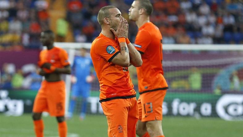 Sneijder Vlaar Nizozemska Danska Harkiv Euro 2012