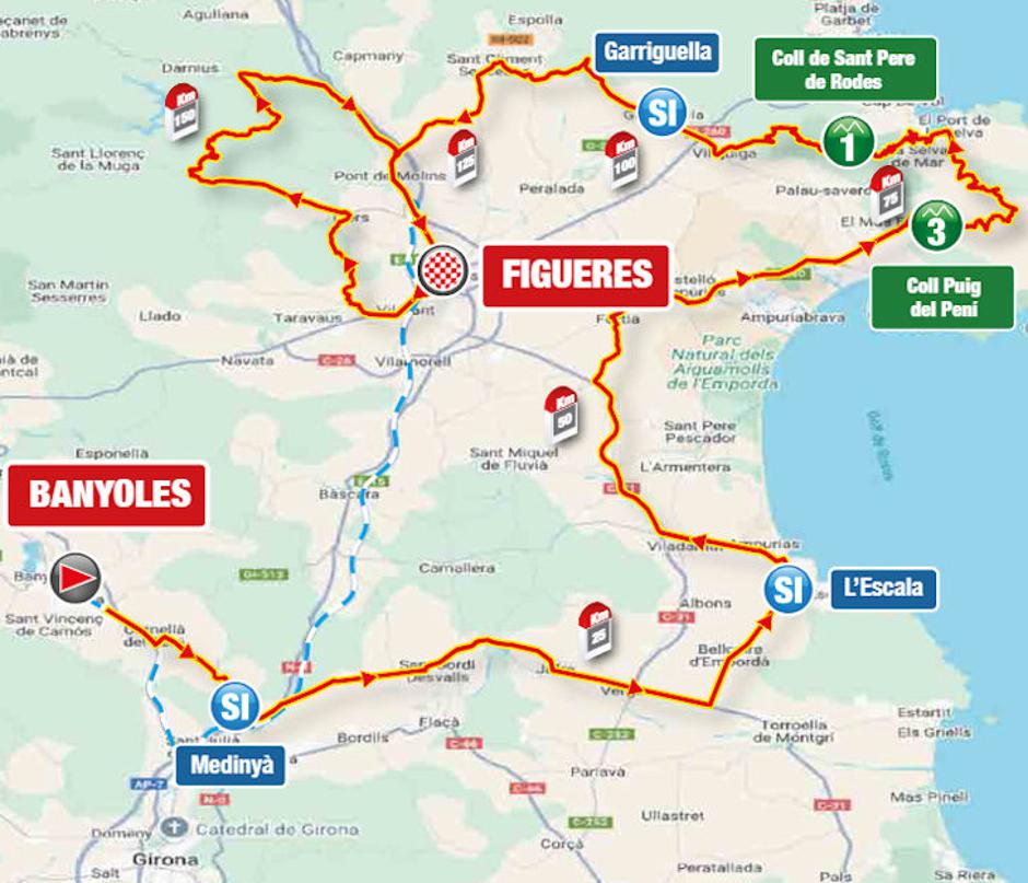 Trasa druge etape dirke po Kataloniji | Avtor: Cyclingstage