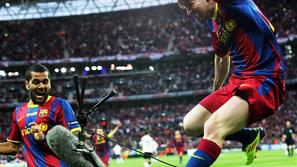 V finalu Lige prvakov je Barcelona konec maja s 3:1 premagala United. (Foto: EPA