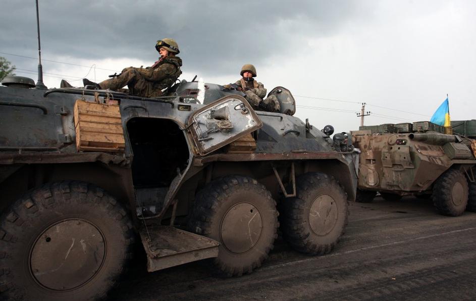 Ukrajina Slavjansk konvoj ukrajinska vojska