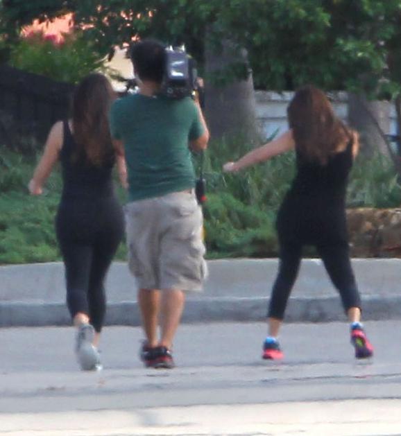 Kim in Kourtney Kardashian