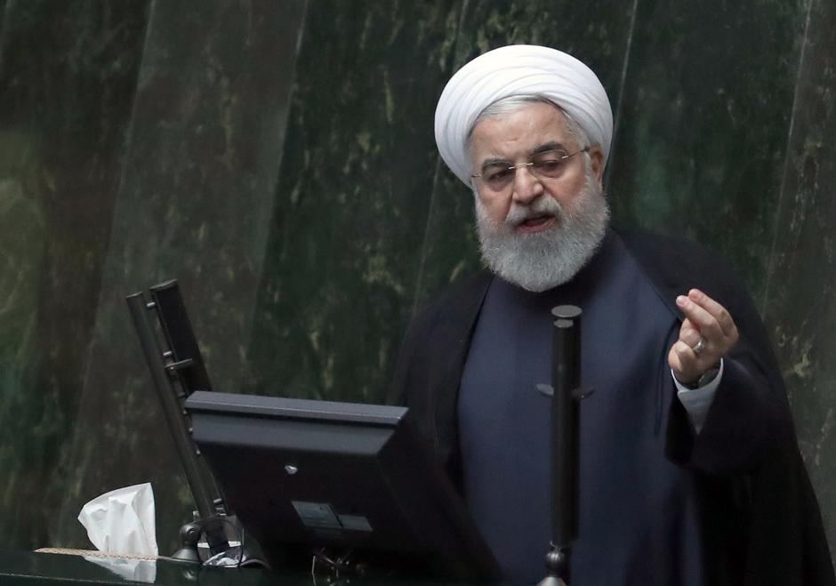 Iran iranski parlament predsednik Hassan Rohani | Avtor: Epa