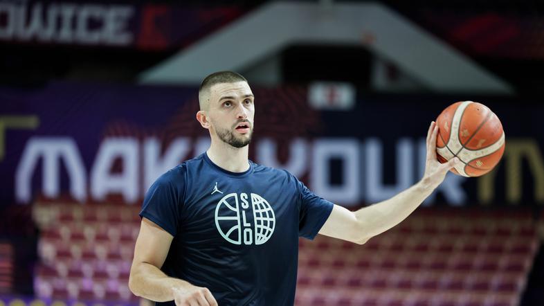 trening košarkarske reprezentance slovenije, rok radović