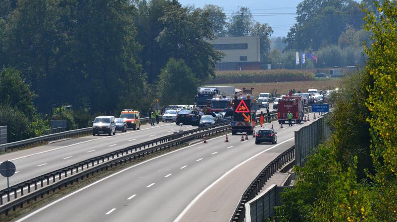 Prometna nesreča na štajerski avtocesti