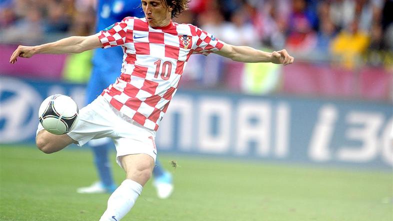 Modrić Italija Hrvaška Poznanj Euro 2012