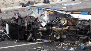 Nesreča češkega avtobusa na Hrvaškem.