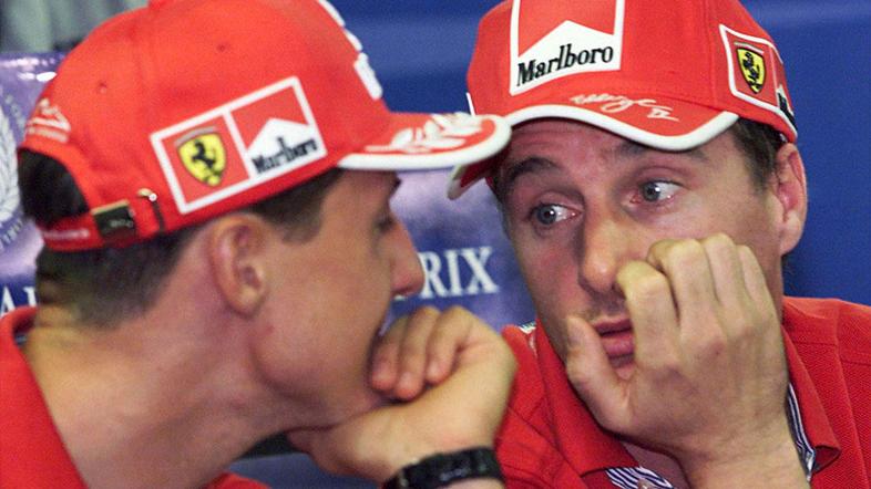Takole prijateljska sta bila leta 1999, ko je po poškodbi Michael Schumacher pom