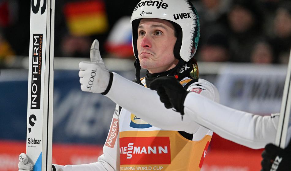 Prevc le še korak od zlatega orla, vodi tudi na zadnji tekmi