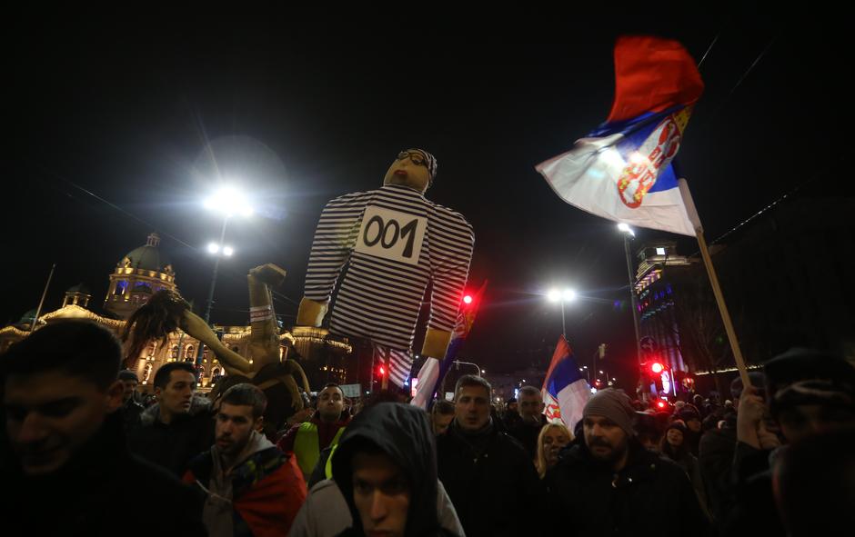 Protesti v Beogradu | Avtor: Epa