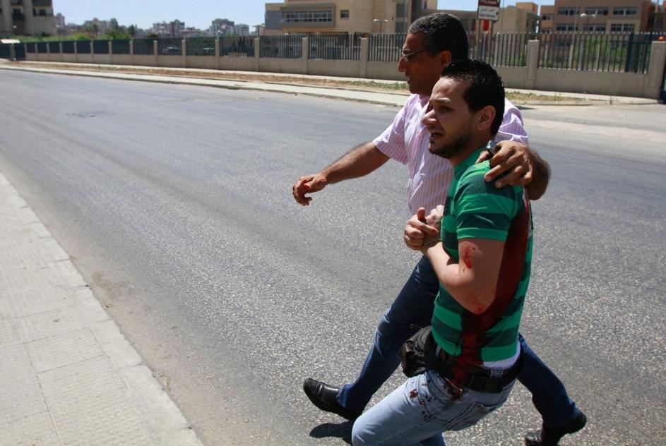 Prelivanje krvi se je iz Sirije razširilo v Libanon.