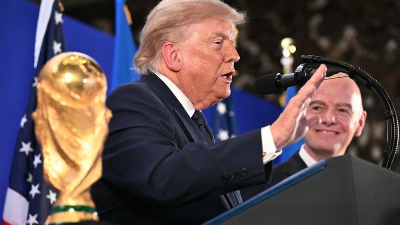 Donald Trump in Gianni Infantino