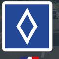 prometni znak Francija