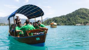 team building, služba, ladjica, jezero