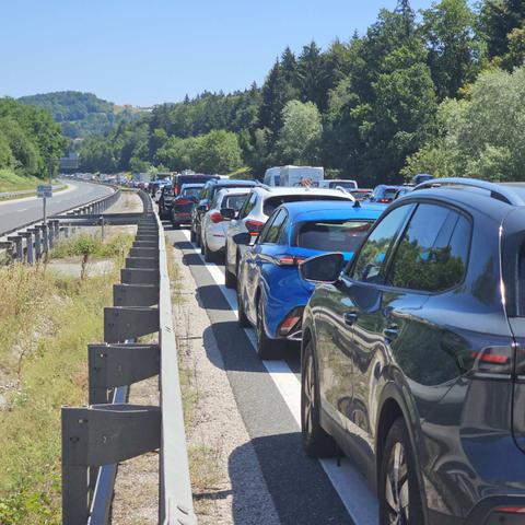 zastoj gneča štajerska avtocesta
