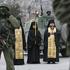 pravoslavni duhovnik pop ruski vojaki Balaklava Ukrajina Krim