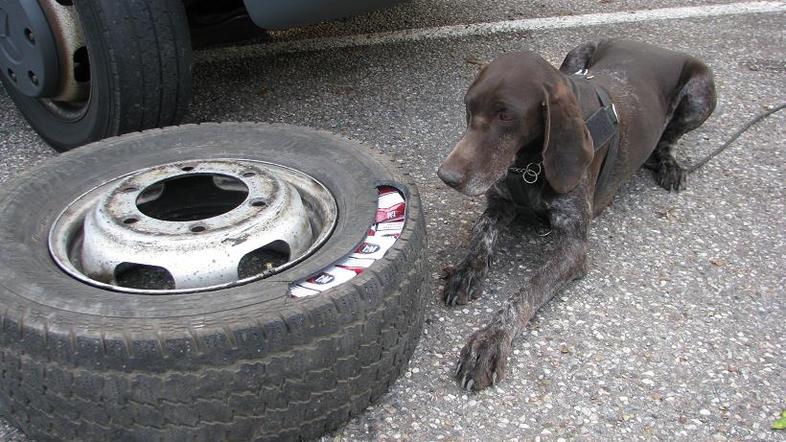 V pnevmatiki našli tobačne izdelke 