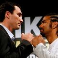 Vladimir Kličko in David Haye. (Foto: Reuters)
