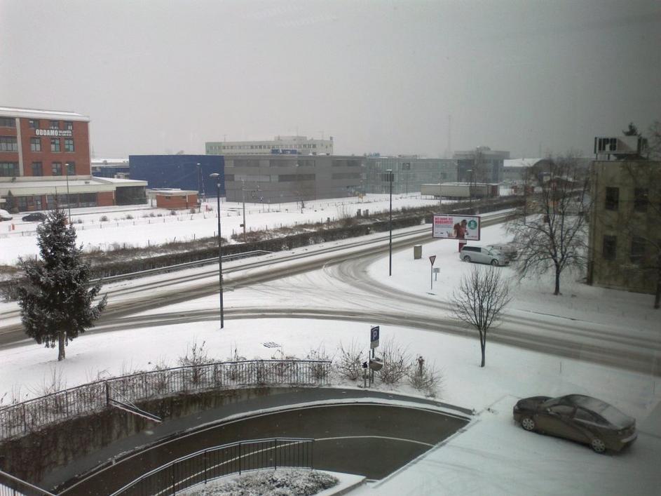 Sneg v Ljubljani