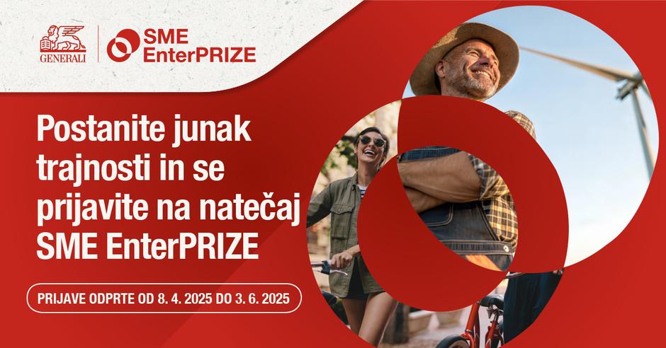 Zavarovalnica Generali SME EnterPRIZE 2025 | Avtor: Zavarovalnica Generali