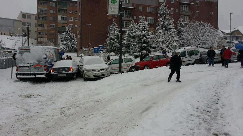 Verižno trčenje v Trbovljah