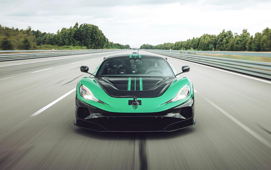 rimac nevera R dewesoft hitrostni rekord