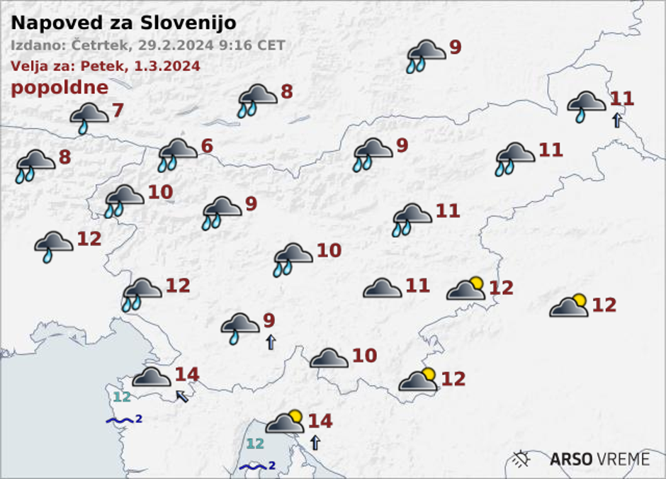Napoved | Avtor: Arso