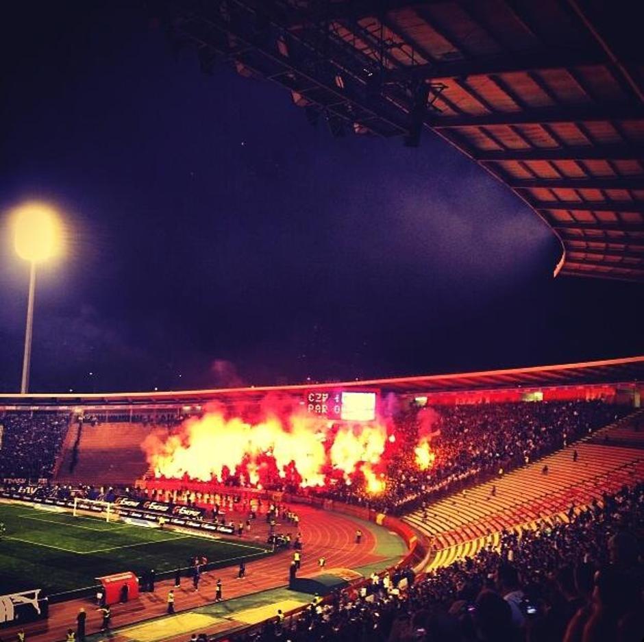Crvena zvezda Partizan večni derbi Beograd Marakana | Avtor: Reševalni pas/Twitter