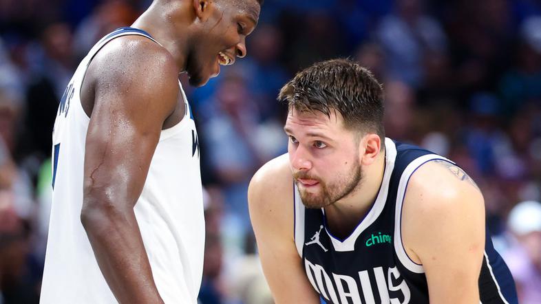 Anthony Edwards in Luka Dončić