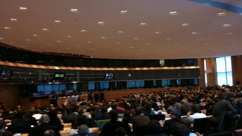 Ekskluzivno objavljamo fotografijo s Potočnikovega zaslišanja v EP. (Foto: Žurna