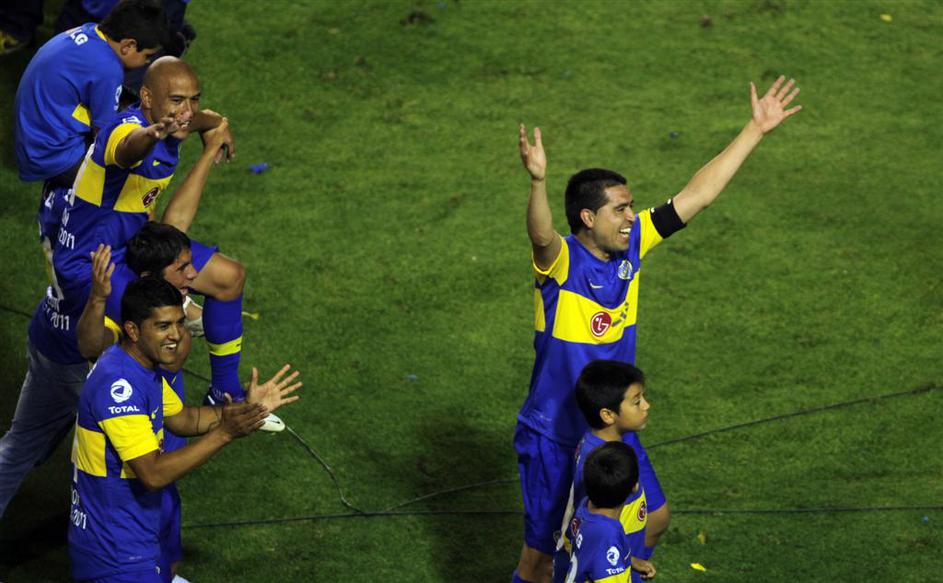 Riquelme Boca Juniors Banfield Argentina Apertura