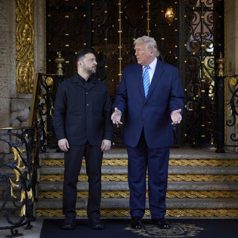 donald trump volodimir zelenski